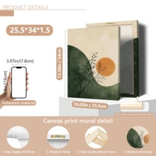 لوحة فنية حائطية عصرية، ملصق فني ياباني بسيط على قماش، ديكور الشمس والأخضر البيج، فن حائطي كلاسيكي عصري، ديكور موسم الربيع/الصيف، طباعة حبر أنيقة، مؤطرة أو غير مؤطرة، ديكور غرفة، ديكور منزلي، هدية مثالية لتدشين المنزل، ديكور شقة السكن الجامعي، هدايا لديكور الحائط في الفندق، المنزل، غرفة المعيشة، غرفة النوم، الحمام والمكتب - متعدد الألوان - مشاهدة 19