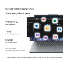Lenovo 聯想小新16C(SE) i5-13420H 16G 512G A面金屬 高效能輕薄筆記型電腦 學生手提辦公本 - 灰色 - 查看 3
