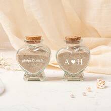 Customize Honeymoon Sand Bottle, Small Travel Sand Memory Bottle, Wedding Bridal Shower Bottle, Mr And Mrs Couple Beach Ideas Gift, Mini Jars - Multicolor - View 4