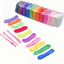 Air Dry Clay Kit, 12/ 24 /36/ 48 Colors Modeling Clay Ultra Light Magic Clay With Tools, And Modeling Clay, Ideal Gift For Kids (Clay+ Tools,Color Random),Modeling Clay,Air Dry Clay For Kids,Clay For Kids,Polymer Clay Kit,Foam Clay - Multicolor - View 14