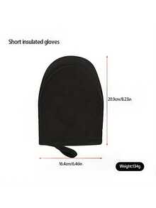 1/2 Anti Slip Pure Cotton Insulated Gloves Duckbill Clip Kitchen Microwave Anti Scald Thick Oven Baking High-Temperature Gloves - Multicolor - View 3