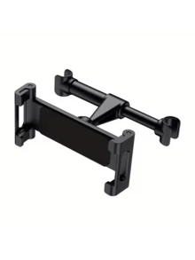 Car Headrest Tablet Mount - Universal Adjustable Auto Back Seat Phone Holder For IPad & Tablets Vehicle Travel Entertainment Accessory - A - View 10