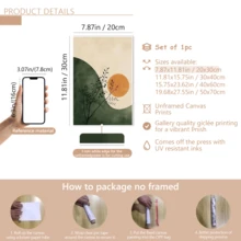 لوحة فنية حائطية عصرية، ملصق فني ياباني بسيط على قماش، ديكور الشمس والأخضر البيج، فن حائطي كلاسيكي عصري، ديكور موسم الربيع/الصيف، طباعة حبر أنيقة، مؤطرة أو غير مؤطرة، ديكور غرفة، ديكور منزلي، هدية مثالية لتدشين المنزل، ديكور شقة السكن الجامعي، هدايا لديكور الحائط في الفندق، المنزل، غرفة المعيشة، غرفة النوم، الحمام والمكتب - متعدد الألوان - مشاهدة 17