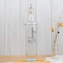 525ml Glass Cruet With Polymer Pour Spout | Olive Oil / Vinegar / Oil / Soy Sauce - 套裝 5 - 橄欖油,醋,油,醬油和胡椒 - 查看 5