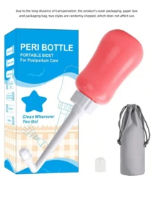 1pc Portable Travel Bidet Bottle, Leak-Proof Perineal Cleansing Spray Bottle, Portable Feminine Hygiene Cleaner, Large Capacity Handheld Travel Bidet, 350ml, Random Style Carrying Pouch - Multicolor - View 26