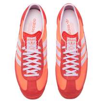Adidas 阿迪达斯新款耐穿耐磨低帮轻便SL 72 RS运动鞋，红橙撞色设计，舒适百搭，适合日常运动 - 紅橙色 - 查看 3