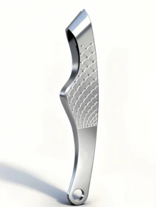 Premium Stainless Steel Wide Mouth Tweezer, Mustache Clip, Eyebrow Tweezer, Hair Removal Tool, Mustache Grooming Tool, Makeup Tool, Small Pendant - Silver - View 5