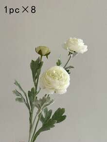 1/3/5/8支人造丝牡丹玫瑰长茎花束，适合家居装饰、房间装饰、婚礼装饰、花瓶装饰、花园装饰、户外装饰、毕业装饰、母亲节礼物 - 彩色 - 查看 23