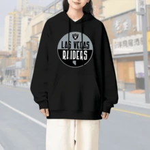 A 380g Pure Cotton Women's Hoodie - A Hoodie With An Raiderss  Theme - Suitable For Daily, Home, And Party Wear - 彩色 - 查看 3