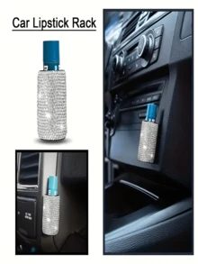 车载口红架 - 便携式小物件收纳架，适用于化妆品和小配件收纳架，口红架，便携式仪表盘安装收纳架，收纳架，汽车内饰配件，汽车用品，汽车装饰，汽车零件，女士汽车配件，礼品 - 多色 - 查看 5