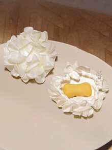 2 Pcs Soap Bath Ball New Style Bath Flower With Rich Foaming, Can Hold Soap 2-In-1 Bath Flower - Multicolor - View 3