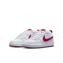 Nike Court Borough Low 2休閒 耐磨 低筒 兒童板鞋 BQ5448-015 - 白色 - 查看 1