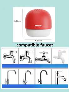 Mehrschichtiger Wasserhahn-Filter, universell einstellbar, ohne Installation, geeignet für verschiedene Bad- und Küchenwasserhähne, spritzgeschützte Düse, effektive Filterung von Schmutz und Sand, kompaktes Design, stabiler Wasserdurchfluss, unverzichtbares Produkt zur Wasserfilterung für Zuhause - Verschiedenfarbig - Übersicht 4