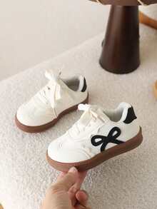 1双童鞋，女童低帮帆布鞋 - 米色 - 查看 3