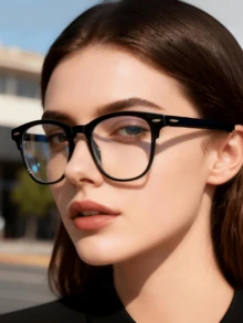 2副女士时尚百搭日常眼镜 - 彩色 - 查看 3