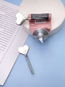 Stainless Steel Toothpaste & Cream Squeezer Roller - Metal Squeeze Key Enables Efficient Tubular Item Usage - Essential Tool For Bathroom And Home - Multicolor - View 3