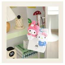 Official Licensed Sanrio Character Plush Hanging Charms – 11–15 Cm / 4.3–5.9 Inch Soft Cartoon Plush Toy Keychain For Kids & Fans – Cute Backpack & School Bag Decoration For Playtime, Room Decor & Collectible Display – Perfect Gift For Birthday, Valentine's Day, Easter, Halloween, Thanksgiving, Christmas & New Year - 彩色 - 查看 2