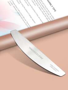 NailShine 10/30/50pcs Replaceable Half-Moon Nail Files, Manicure Sanding Sticks, Sandpaper Nail Files, Reusable & Washable, 80/100/180 Grit - Grey - View 8