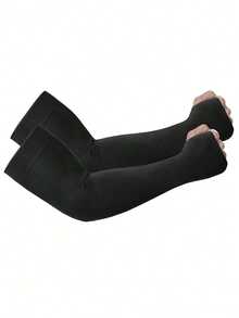 1/3 Pairs Unisex Compression Arm Sleeves, Arm Covers For Work, Protective Sleeves, Suitable For Teenage Girls, School Halloween - Multicolor - View 7