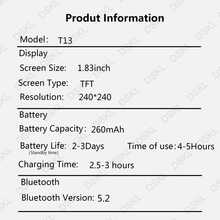 智能手表，无线通话/拨号，多应用提醒，男女通用，运动手表，信息提醒，兼容/安卓系统 - 彩色 - 查看 3
