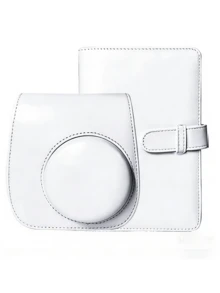 Instant Mini 12 相机套，兼容 Mini 12/Mini 12 相机 - PU 皮革保护套，带可调节肩带 - 浅紫色 - 紫色 - 查看 19