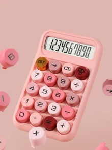 Dopamine Color Calculator High Value Multifunctional Calculator Flexible Key Office Special, Crisp Rebound, Tapping Like A Note, Non-Slip Silicone, Steady Accompanying. - Single Piece - View 14