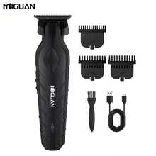 Electric Hair Clipper, Professional Hair Cutting Tool, With 4 Limit Combs, USB Charging, Men's Hair Cutting Tool, Hair Cutting Set Tool Battery Capacity 500mAh - Black - View 11