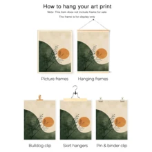 لوحة فنية حائطية عصرية، ملصق فني ياباني بسيط على قماش، ديكور الشمس والأخضر البيج، فن حائطي كلاسيكي عصري، ديكور موسم الربيع/الصيف، طباعة حبر أنيقة، مؤطرة أو غير مؤطرة، ديكور غرفة، ديكور منزلي، هدية مثالية لتدشين المنزل، ديكور شقة السكن الجامعي، هدايا لديكور الحائط في الفندق، المنزل، غرفة المعيشة، غرفة النوم، الحمام والمكتب - متعدد الألوان - مشاهدة 6