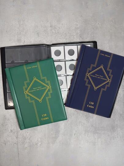 Large Capacity Stamp Album Pages - Standard Loose-Leaf Style, Black Double-Sided Paper, Designed For Stamp Collectors