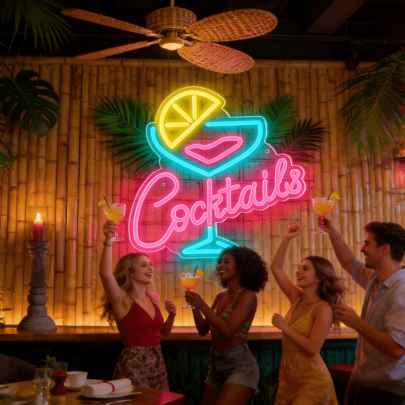 Bar Open Signs, Neon Lights For Bars, USB Powered Adjustable Brightness, Beer Bar Neon Lights, Cafes, Shops, Hotels, Parties, Window And Wall Decorations, Restaurants.