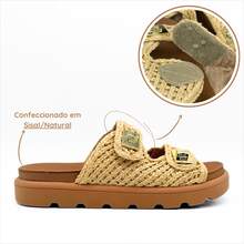 Women's Birken Vizzano Sandal, Openwork Fabric, Beach Style, Tractor Sole, Woven, Boho Comfort, Original - 天然/駱駝 - 查看 5
