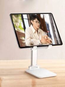 1pc Multi-Functional Phone Stand, Desktop, Bedside, Foldable Holder, Suitable For Watching TV, Tablet, Live Streaming - Rectangle - View 9