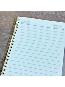 1 pieza Cuaderno de espiral con lámina negra divertida, planificador para el hogar y la oficina, diario estilo universitario, regalo de cumpleaños perfecto para familiares, amigos, colegas, mujeres, hombres, hermanas, coleccionistas - A5 - Ver 6