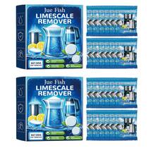 JUE FISH Limescale Cleaning Effervescent Tablets, Stainless Steel Pot And Kettle Descaling Lemon Cleaning Tablets. During The Cleaning Process, It Can Prevent The Deposition Of Limescale. - Solid State - View 10