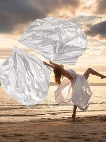 长方形赞美舞蹈旗，教堂敬拜旗 - 彩色 - 查看 12