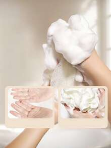 2 Pcs Soap Bath Ball New Style Bath Flower With Rich Foaming, Can Hold Soap 2-In-1 Bath Flower - Multicolor - View 12