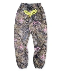 SP5DER Men/Women Hoodies Graffiti Number 5 Print Hoodie Unisex ,Y2k Streetwear Oversized Hooded Pullover Pocket Sweatshirt - Nâu/quần - Xem 2
