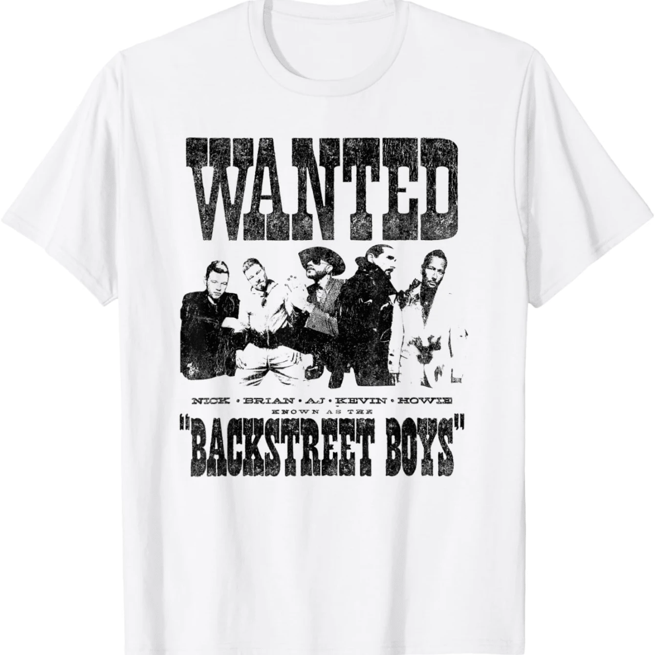 BackstreetBoys – Wanted T-Shirt - White - View 1