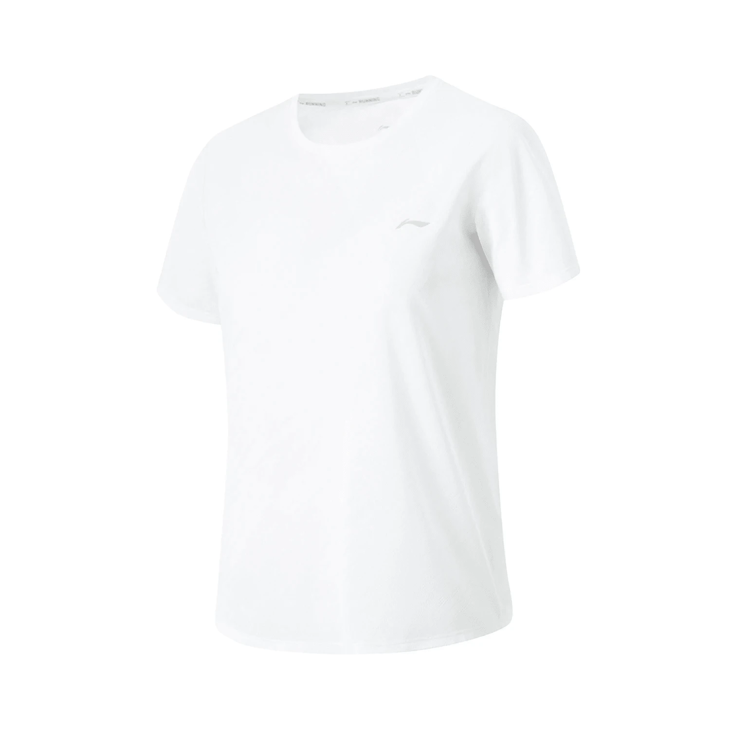 LI-NING Running Series Women's Quick-Drying Breathable Short-Sleeved T-Shirt ATSU060 - White - View 1