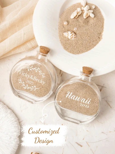 Botella de arena de luna de miel, botella pequeña de recuerdo de arena de viaje, botella para despedida de soltera, ideas de regalo de pareja de playa Sr. y Sra., recuerdo de arena de luna de miel, recuerdo de novia, para novia, dije en forma de corazón, regalo de luna de miel, recuerdo de luna de miel, recuerdos de luna de miel, arena de luna de miel, botella de arena, regalo de boda pequeño, regalo de boda único, regalo de boda, arena de compromiso