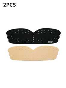 黑色和米色隐形无肩带文胸（半对装），粘性聚拢文胸，可重复使用的露背抹胸，适合搭配婚纱，四季皆宜。 - 彩色 - 查看 15