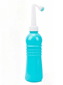 500ml Reusable Perineal Irrigation Bottle, Female Intimate Care Cleansing, Portable Bidet Washing Device, Random Style Carrying Bag Included