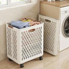 大容量可折叠收纳篮，实用塑料收纳箱，适用于浴室、洗衣房、瑜伽垫、零食、玩具、配件收纳，也适用于客厅、卧室、家庭、厨房、宿舍、办公室等场所，可用作收纳盒、篮子、整理器、房间收纳、垃圾桶、礼品篮、橱柜收纳、家居装饰、厨房配件等。 - 多色 1 - 查看 7