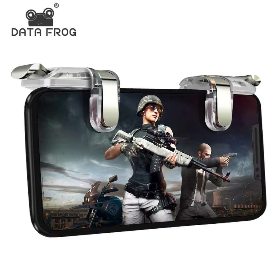 DATA FROG L1R1 扳机控制器游戏手柄,适用于手机,也适用于射击游戏配件 - 多色 - 查看 1