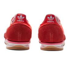 Adidas 阿迪达斯新款耐穿耐磨低帮轻便SL 72 RS运动鞋，红橙撞色设计，舒适百搭，适合日常运动 - 紅橙色 - 查看 4