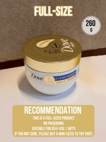 Dove Maska do włosów Pigeon Amino Acid Deep Repair 260 g/50 g, regeneruje zniszczone/farbowane włosy, odżywia łamliwe pasma, redukuje puszenie się i rozdwajanie końcówek, wzmacnia włókna włosów, zwiększa połysk i gładkość, nawilżająca i odżywcza formuła odpowiednia do wszystkich rodzajów włosów (suchych/kręconych/farbowanych), idealna do codziennej pielęgnacji włosów/na podróż, prezent premium w postaci odbudowującej pielęgnacji włosów - Intensywna maska regenerująca do włosów - Zobacz 5