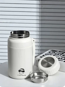 1个不锈钢保温杯，高品质可重复使用水瓶，带提手，方便携带 - 彩色 - 查看 7