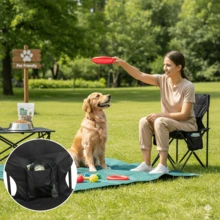 Portable Folding Chair Lightweight Outdoor Chair For Patio Backyard Camping Picnic Lawn - Black - View 6