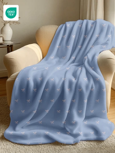 1件法兰绒毯 - 房间装饰的最佳选择，超级柔软轻盈，居家使用理想之选，日常、生日等场合馈赠亲友或犒劳自己的绝佳礼物。舒适保暖，柔软易打理，用途广泛，适用于沙发、卧室、客厅，可用作床毯或沙发毯，冬季保暖，四季皆宜。