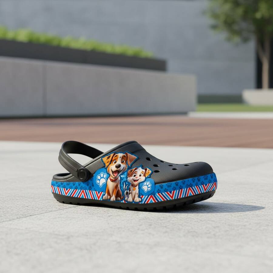 Men Clogs - Blue - View 1